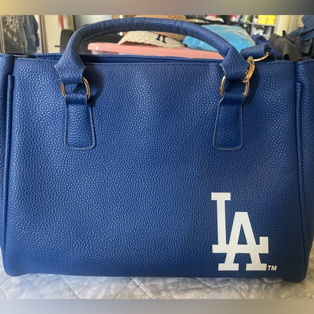 LA Dodgers handbag with shoulder strap